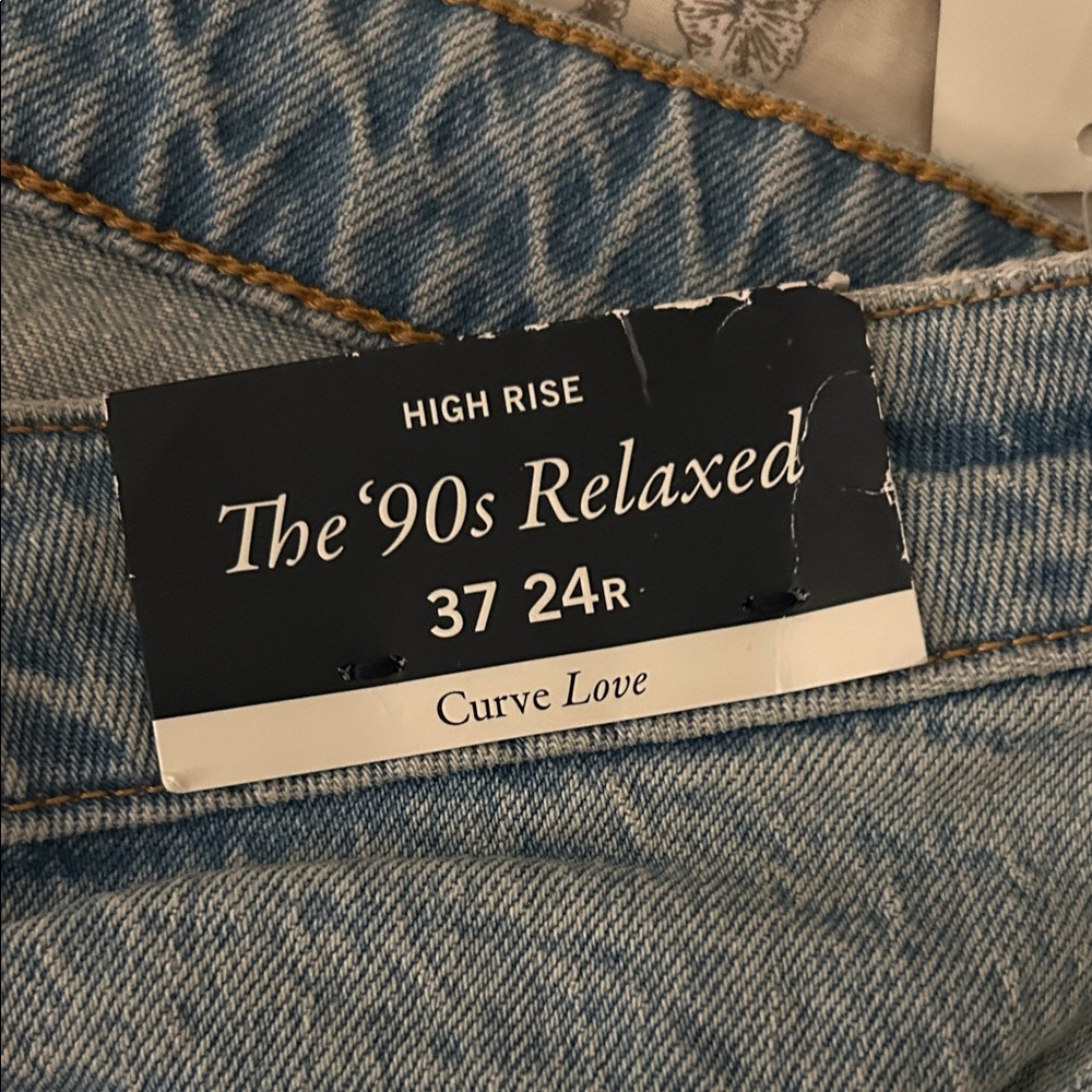 Abercrombie Light Wash Women's Jeans 90s - Relaxed Fit Curve Love